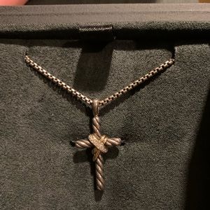 David Yurman cross necklace